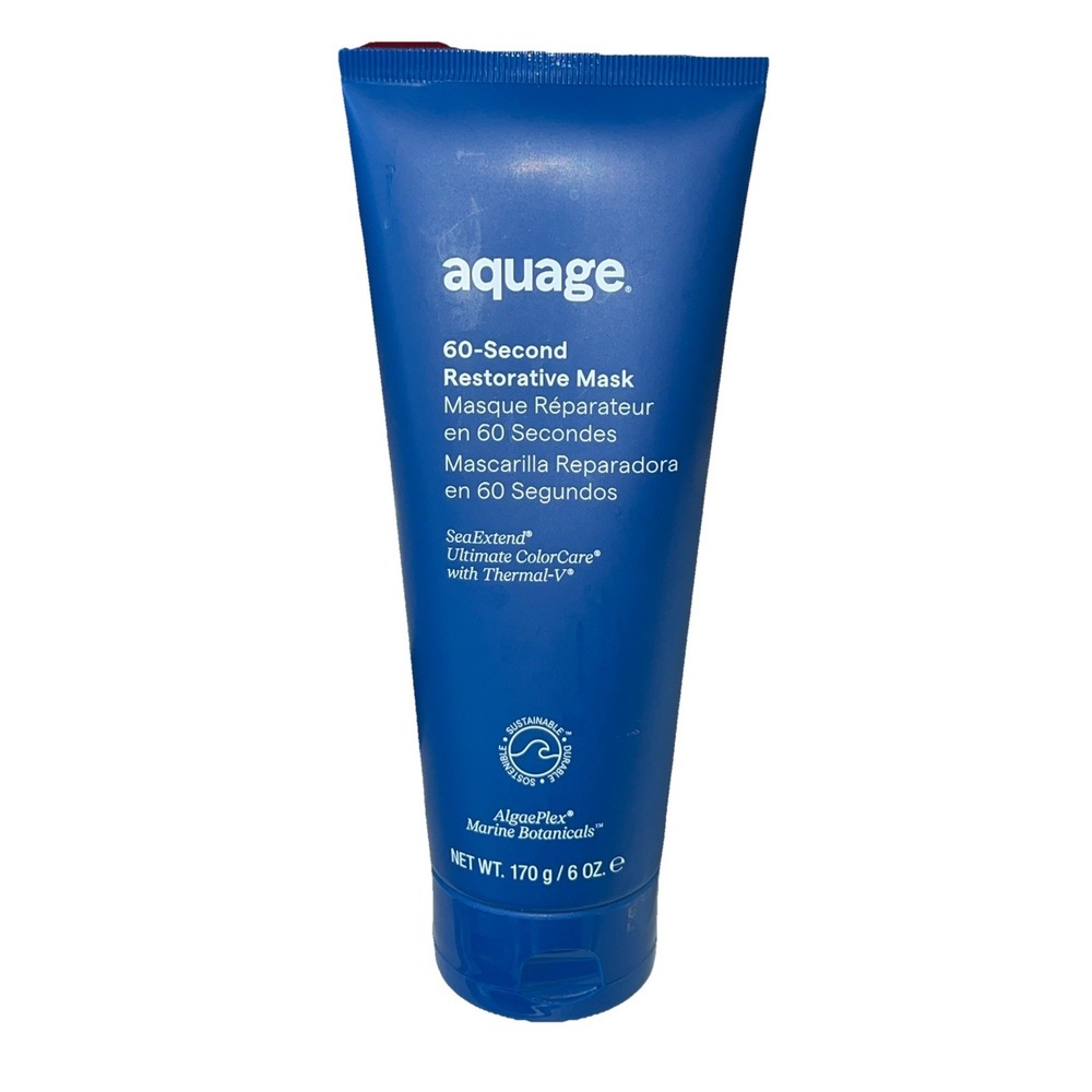 Aquage 60-Second Restorative Hair Mask 6 oz New Sealed‎ Micro Algae Breakage